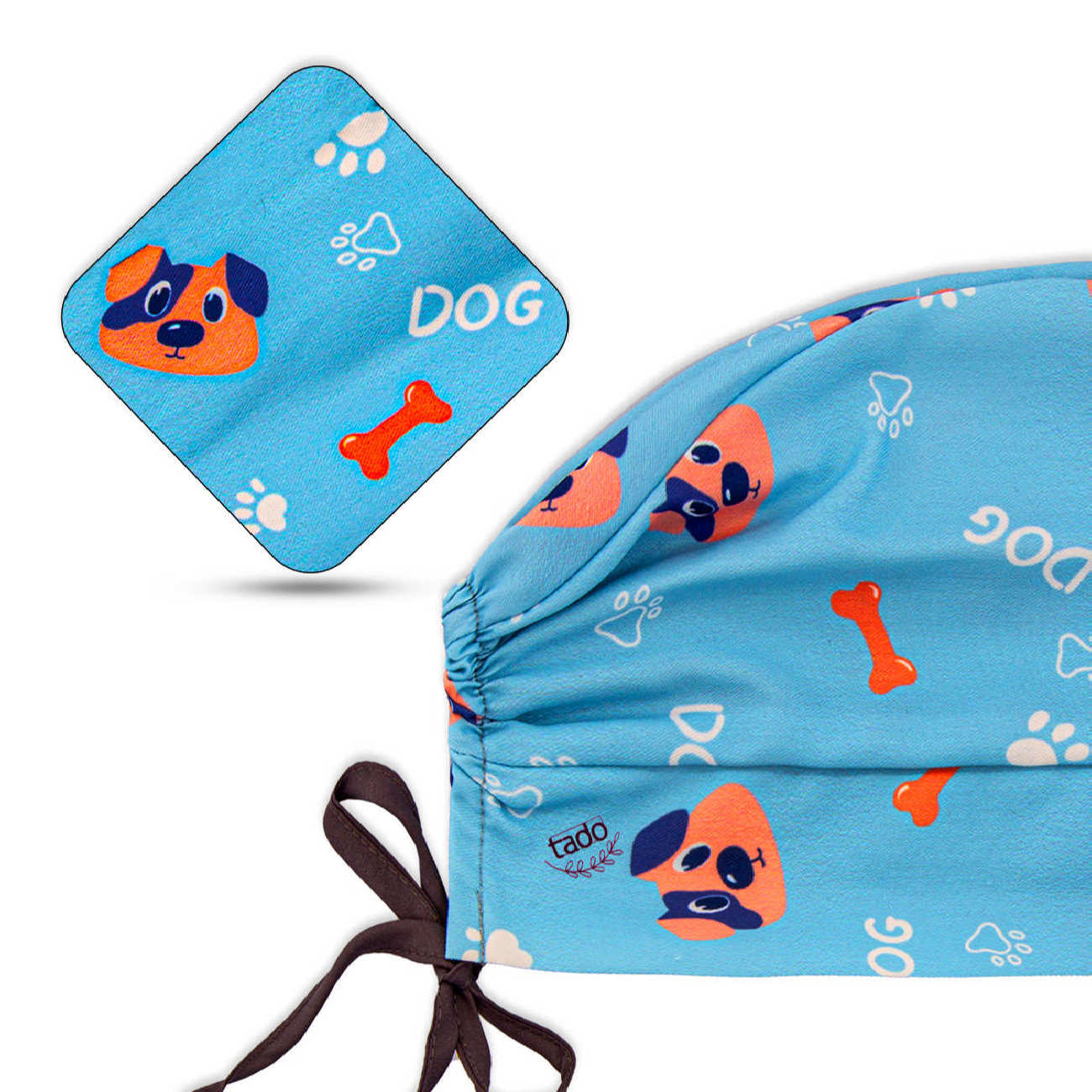 Damen-Veterinär-Scrub-Uniform mit Mütze Set – Koordiniert & Elegant