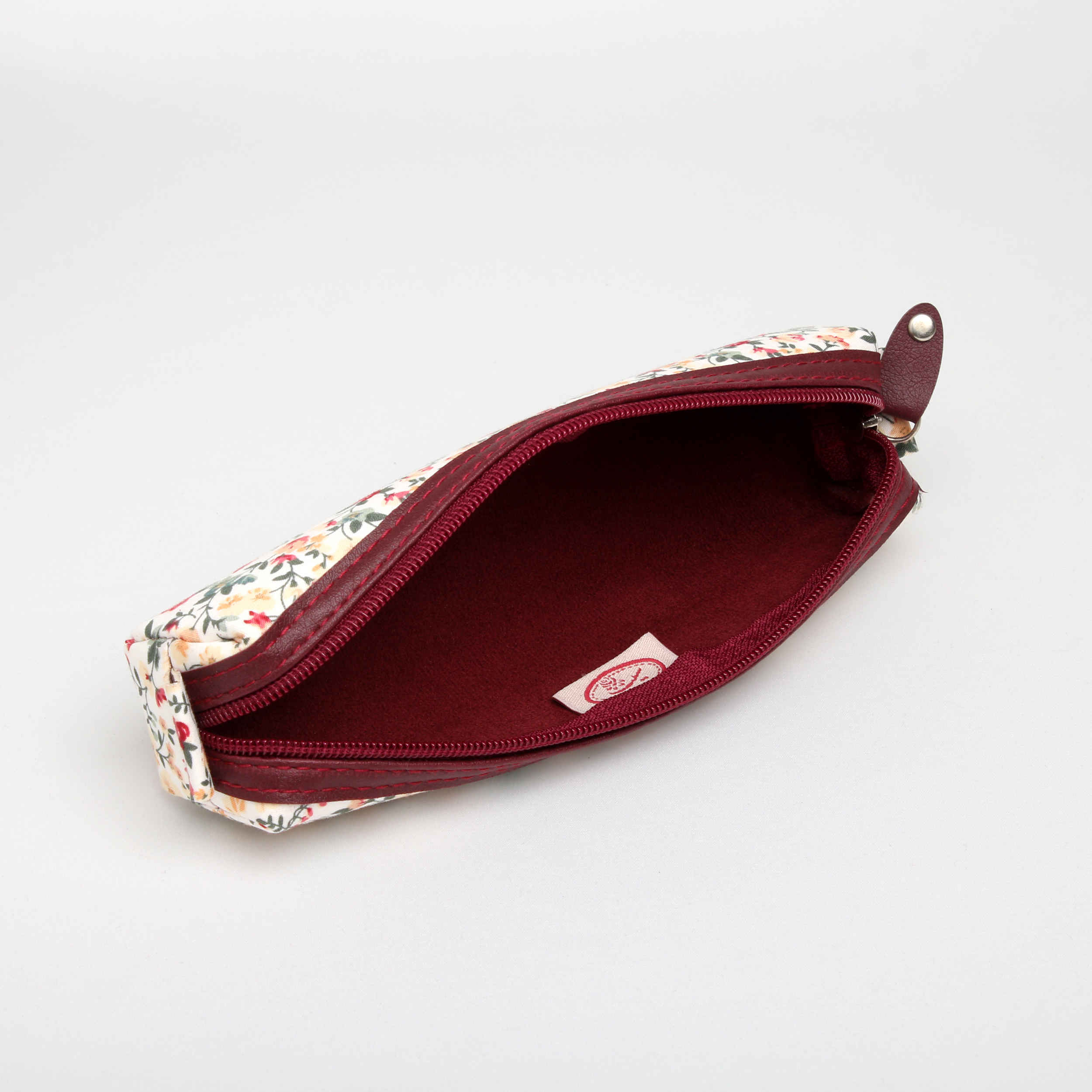 Bleistifttasche mit Reißverschluss Floral Design für Schule & Büro