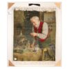 Handgeknüpfter persischer Bildteppich aus Tabriz, der Favourite Pet von Charles Spencelayh darstellt