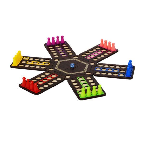 Mensch ärgere Dich nicht (Ludo) – Klassisches Familienspiel für 4 bis 6 Spieler