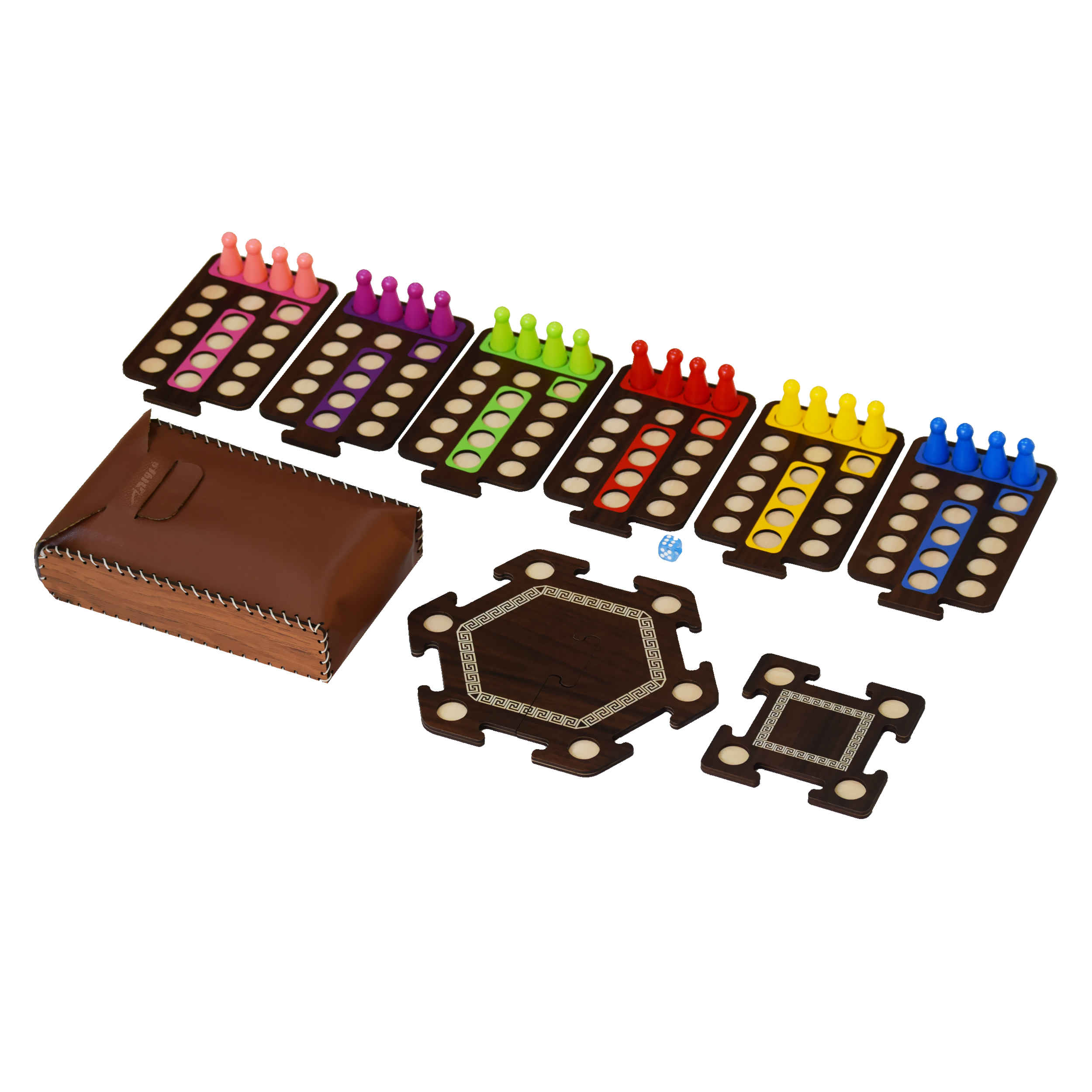 Mensch ärgere Dich nicht (Ludo) – Klassisches Familienspiel für 4 bis 6 Spieler