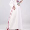 Abaya für Frauen mit Besticktem Design für den Täglichen Gebrauch