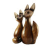 Set aus 2 Tier-Fuchs-Figuren - Waldtier-Kunst