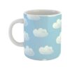 Keramik-Kaffeetasse mit Wolkenmotiv