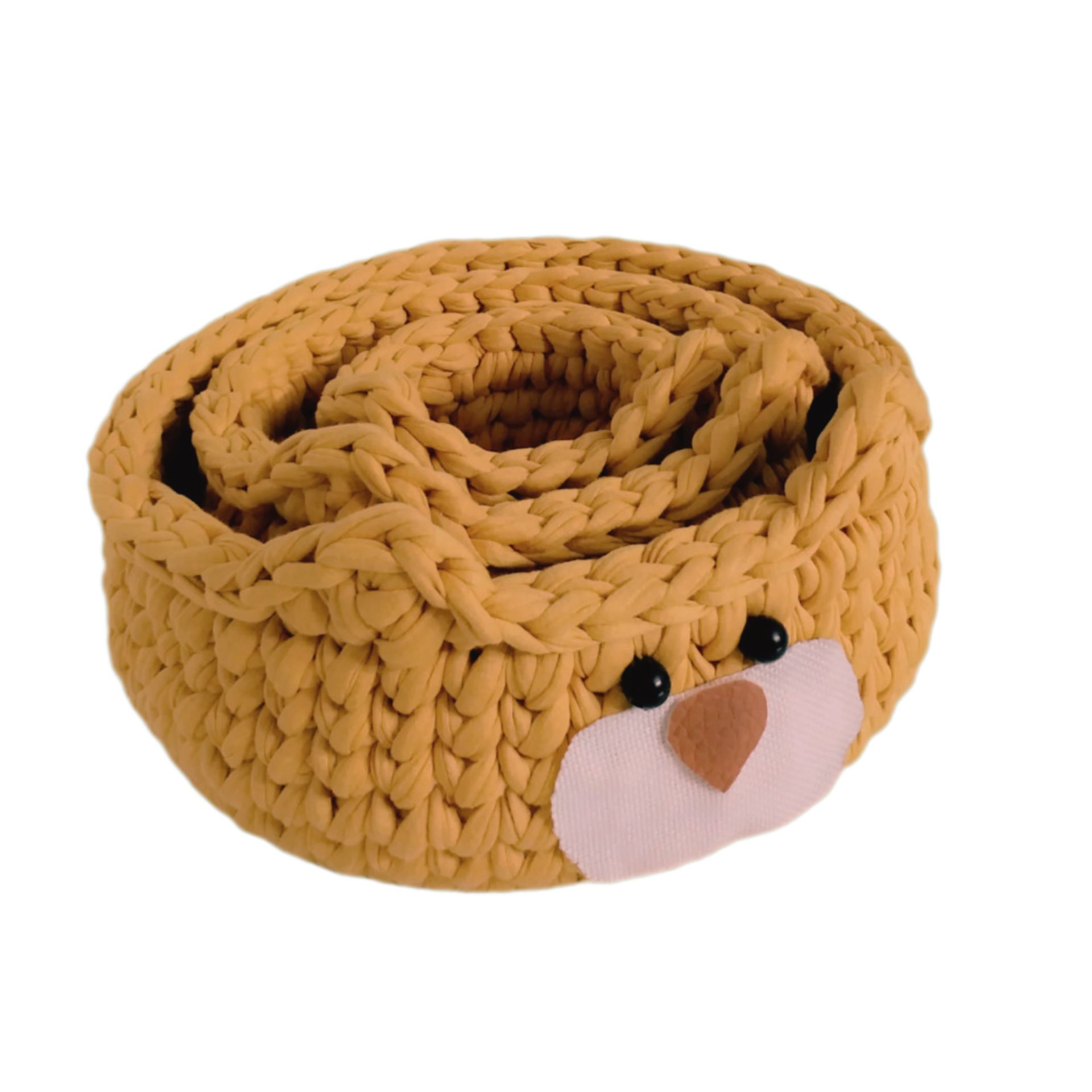Bär Häkel-Aufbewahrungskorb Garn Set aus 3