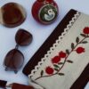 Persische Bukhara Stickerei Make-up Tasche mit Granatapfel-Design