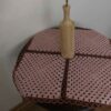 Häkel-Tischdecke Handgestrickt Quadratisch Hellrosa