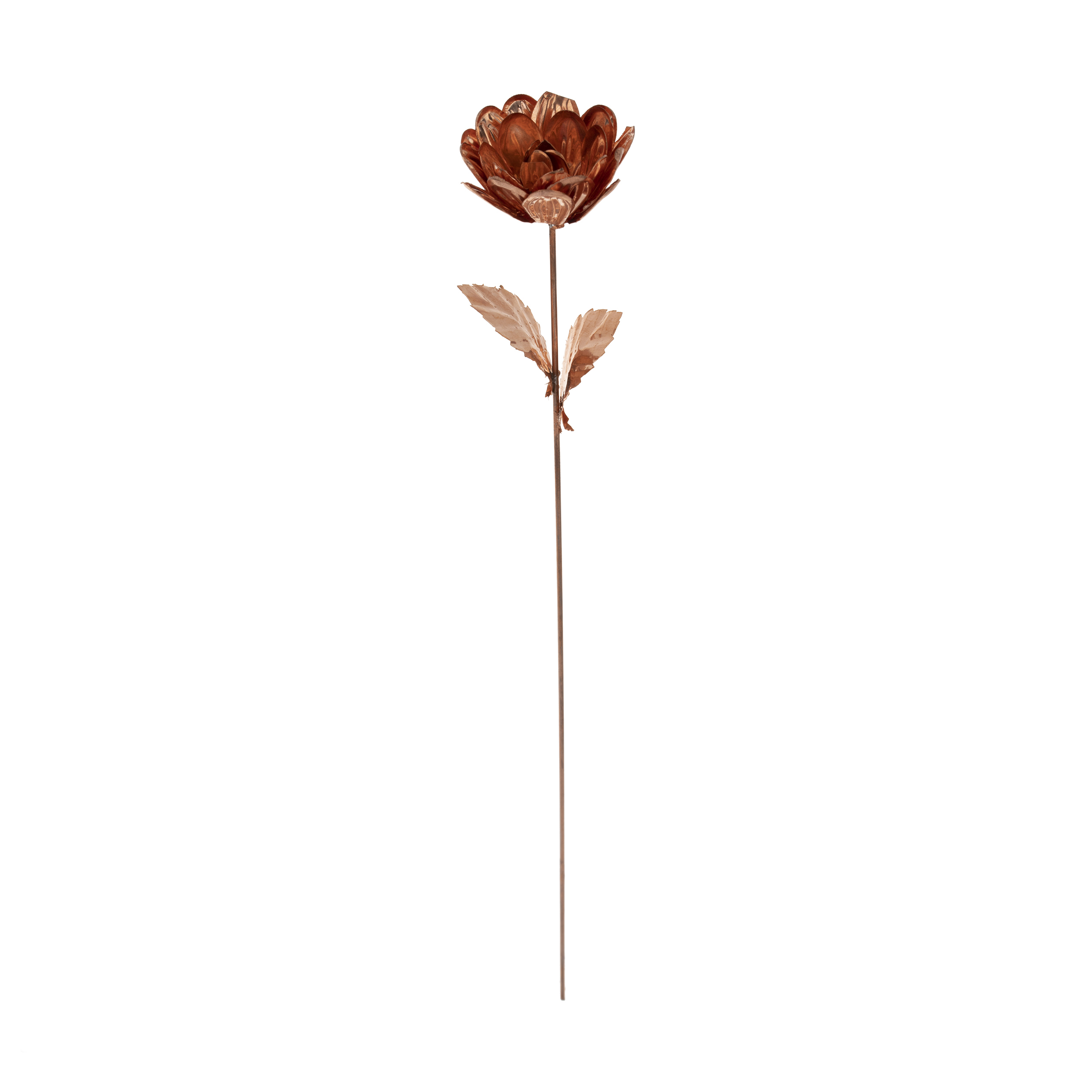 Dekorative Kupferblume Handgefertigt mit Künstlerischem Blumendesign für die Wohnkultur (x10)