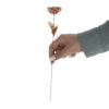 Dekorative Kupferblume Handgefertigt mit Künstlerischem Blumendesign für die Wohnkultur (x10)
