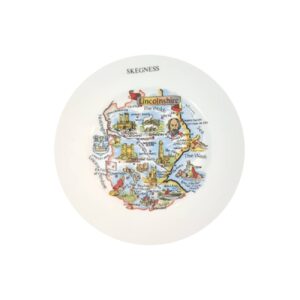 Dekorativer Porzellanteller Lincolnshire, geeignet für Sammler & Heimdekoration