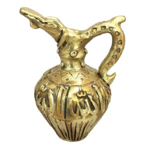 Dekorativer Töpferkrug mit Allah-Design Handgefertigt