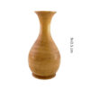 Handgefertigte Mini-Blumenvase aus massivem Naturholz, rustikal – 2er-Set