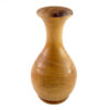 Handgefertigte Mini-Blumenvase aus massivem Naturholz, rustikal – 2er-Set