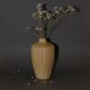 Handgefertigte dekorative Holz-Knospenvase aus massivem Naturholz – 2er-Set