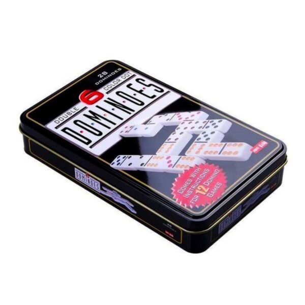 Klassisches Domino-Brettspiel in stilvoller Aufbewahrungsbox – Das ultimative Blockierspiel für alle Altersgruppen