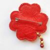 Feminine Perlen-Broschen-Nadel mit Blumen-Design