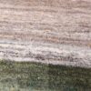 Original persischer Gabbeh-Wollteppich handgewebt in Fars mit Rand rosa