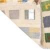Original persischer Gabbeh-Wollteppich handgewebt in Fars mit Rand rot