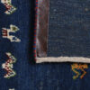Original persischer Gabbeh-Wollteppich handgewebt in Fars braun floral