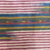 Persischer Gabbeh-Wollteppich handgewebt in Fars mit Rand blau
