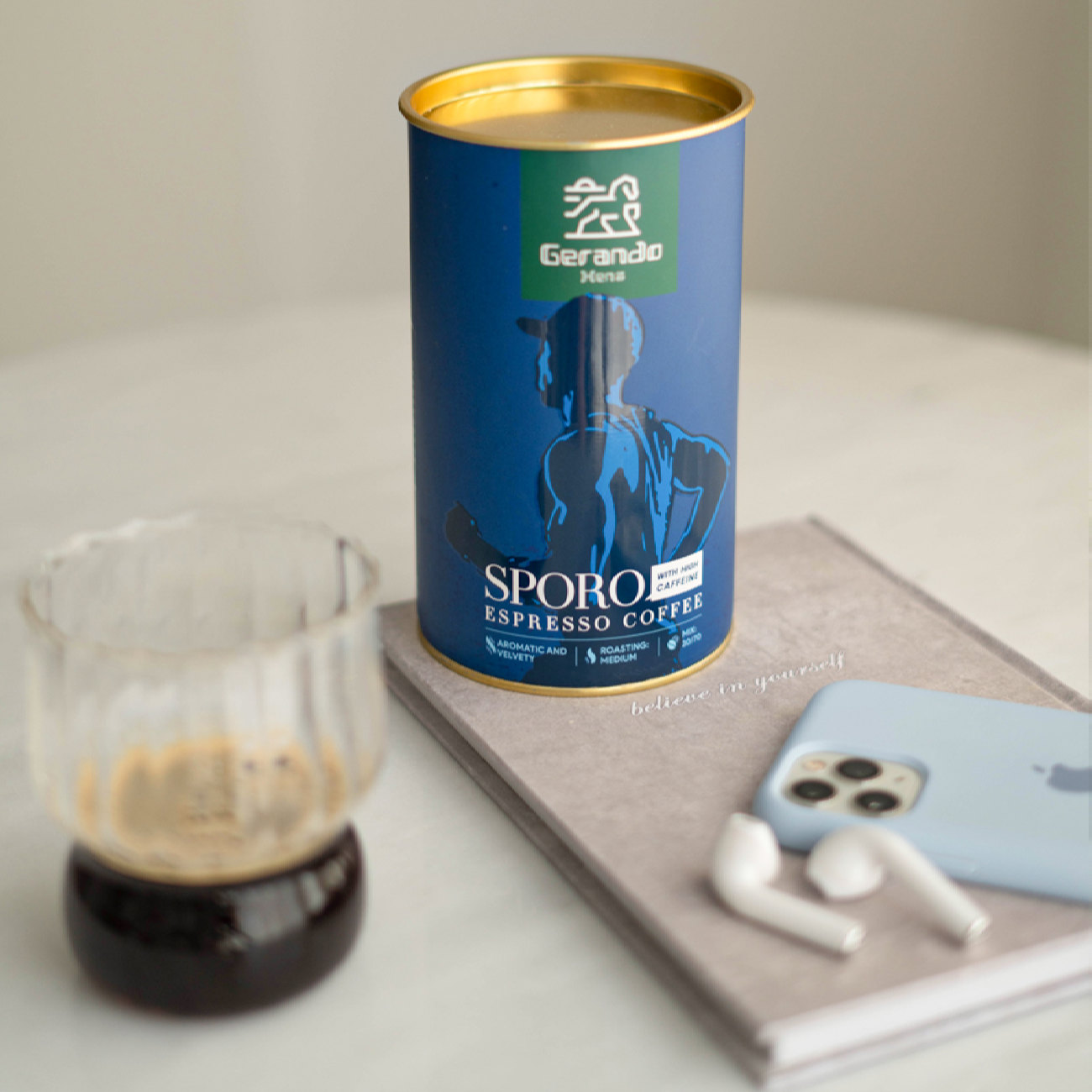 Gerando Sport Espresso Kaffee mittel geröstet 250g (2x)