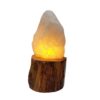 Persische Glow-Salzklemme - Handgefertigt mit Holzsockel und künstlerischem Design