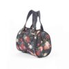 Klassische Handtasche mit doppeltem Griff und floralem Design