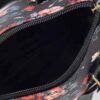 Klassische Handtasche mit doppeltem Griff und floralem Design