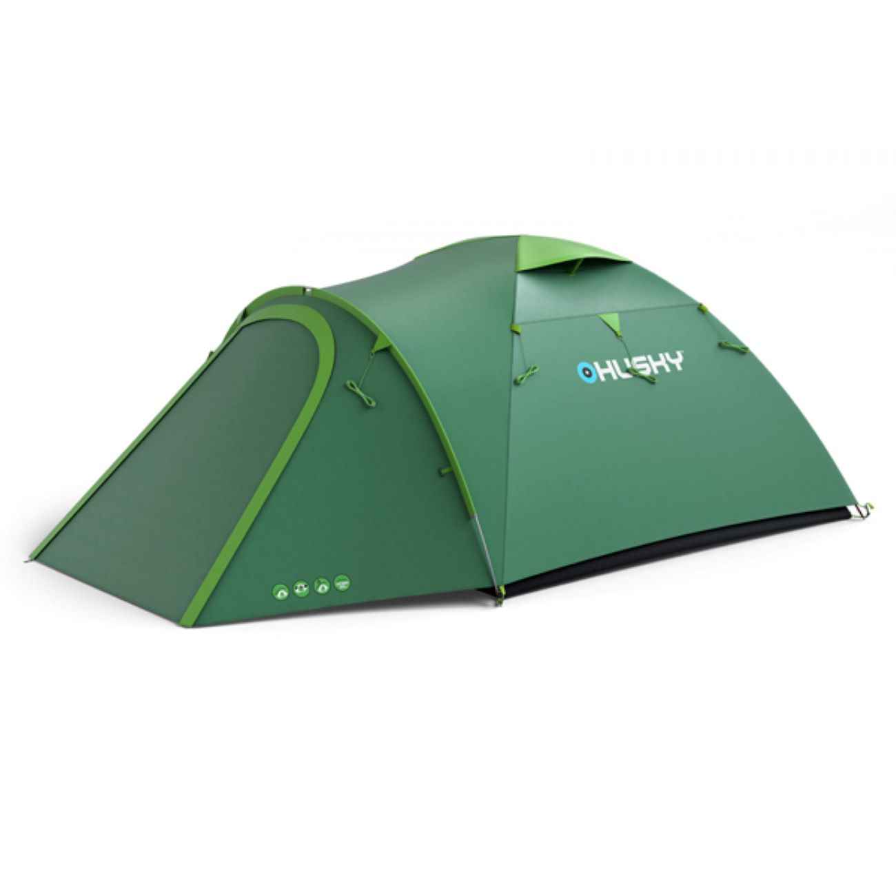 Husky Campingzelt für 3-4 Personen - Wasserdicht und für Rucksacktouren geeignet