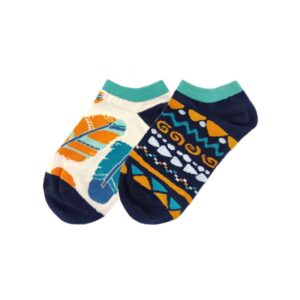 Iranische Socken für Damen mit Federdesign