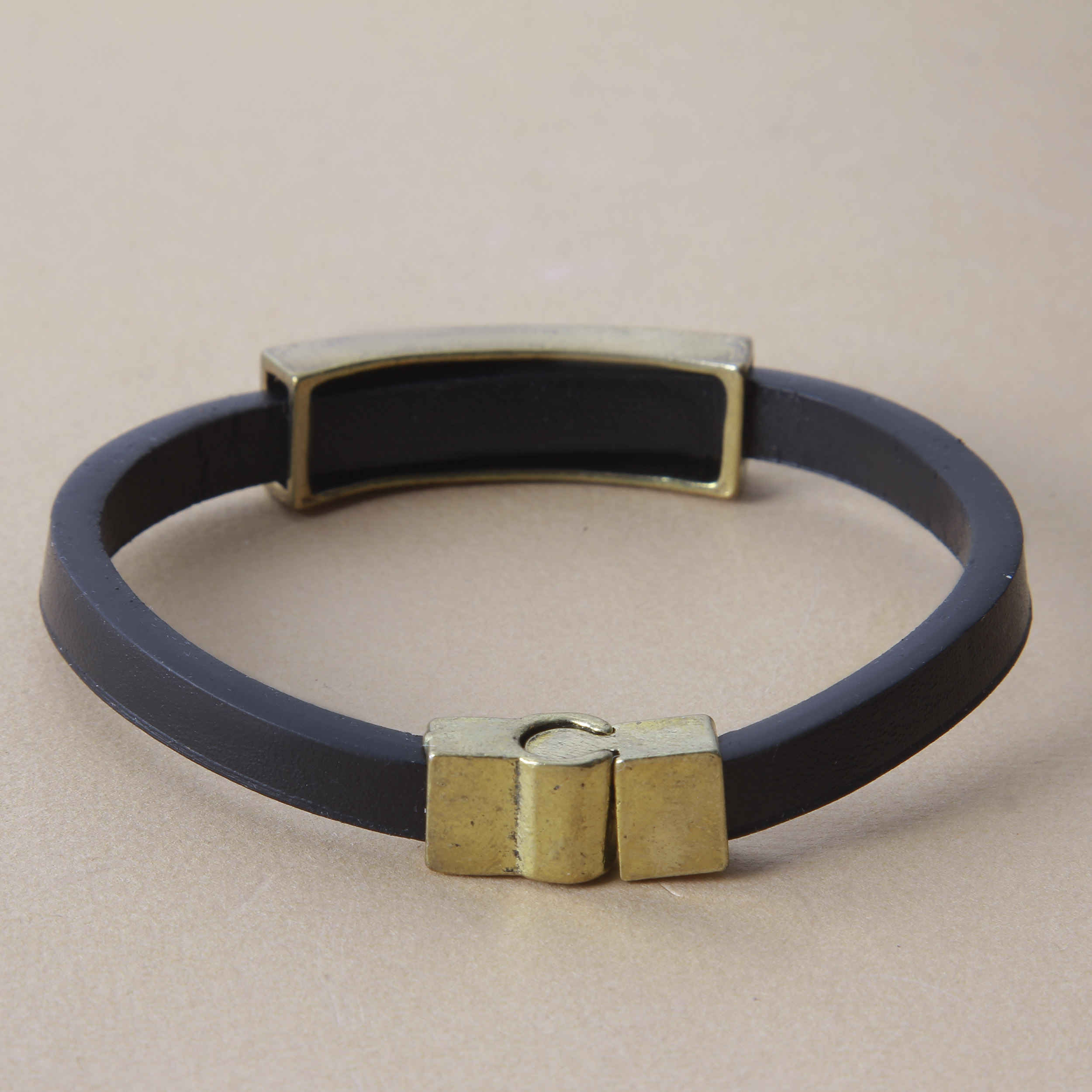 Islamisches Armband mit Leder Ya Qamar Banihashim für Männer