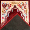 Islamische Polstergebetsmatte Janamaz Sajadah Mihrab Maroon