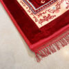 Islamische Polstergebetsmatte Janamaz Sajadah Mihrab Maroon