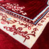 Islamische Polstergebetsmatte Janamaz Sajadah Mihrab Maroon