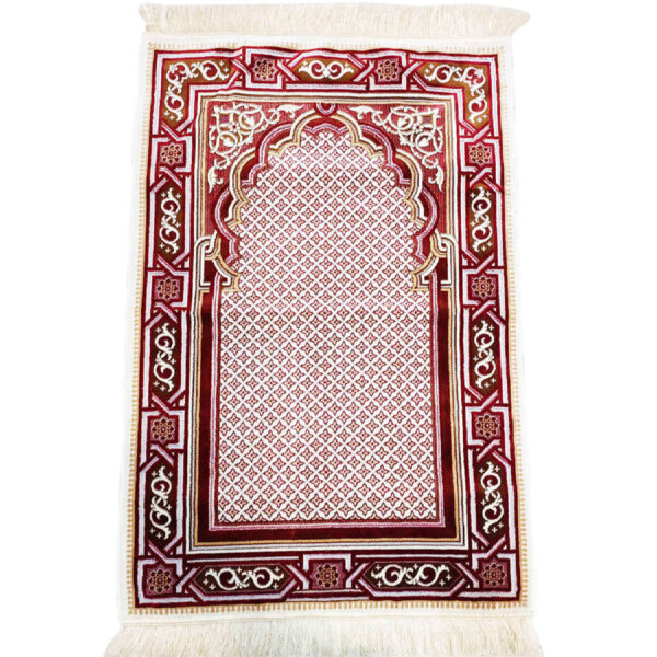 Islamische Polstergebetsmatte Sajadah Mihrab Design