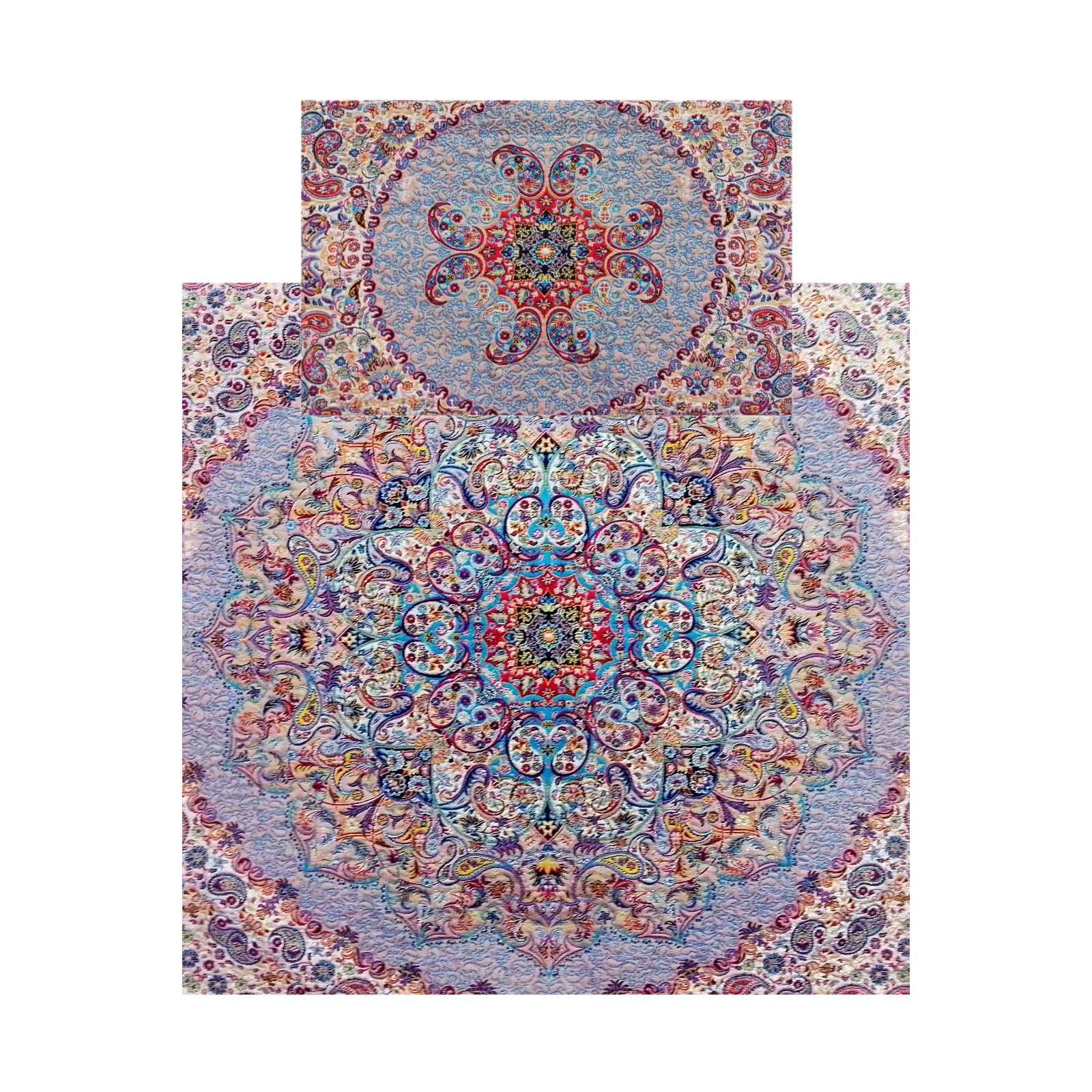Reisegebetsteppich für Muslime, taschengröße & tragbar, Termeh Stoff Traditionelles Paisley Design vbnet Copy code