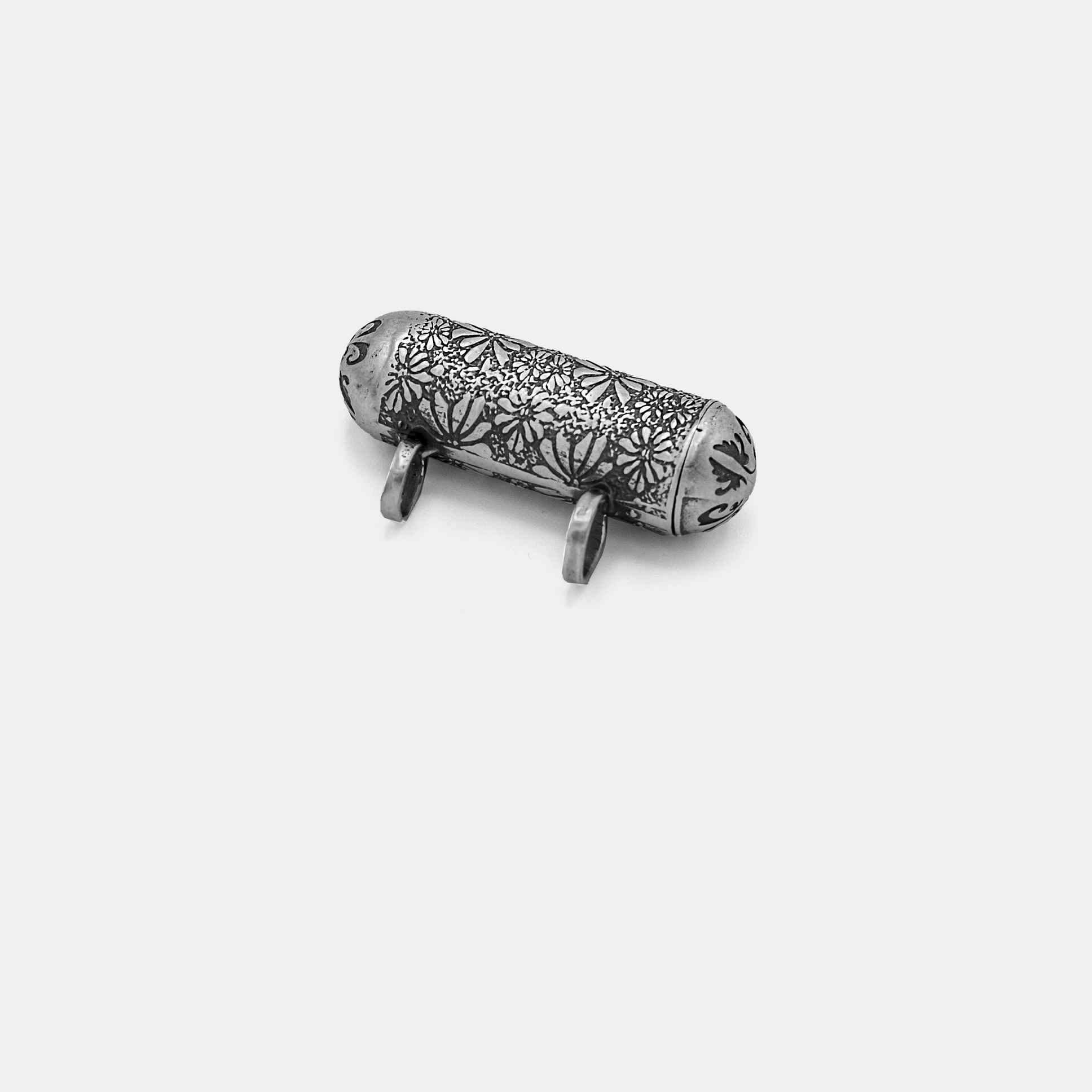 Islamisches Silberanhänger mit Hirz von Imam Jawad für Schia