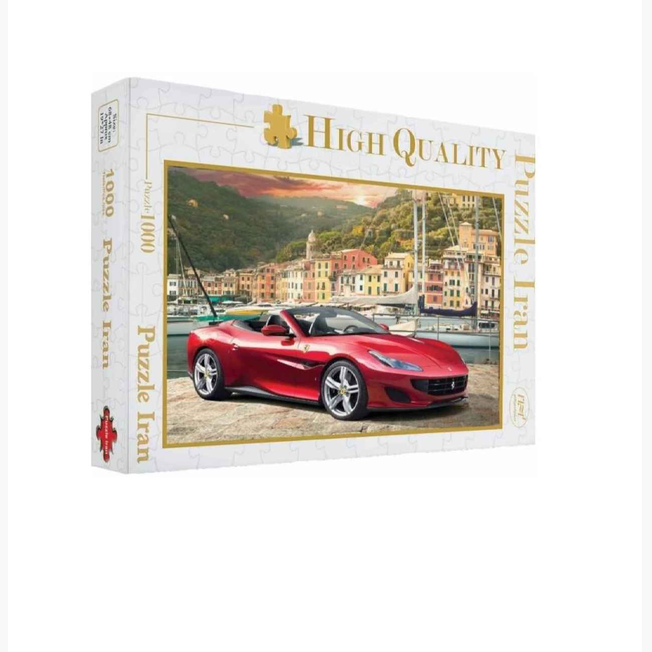 1000-Teiliges Puzzle: Ferrari – Hochgeschwindigkeits-Automobilkunst