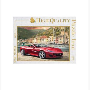 1000-Teiliges Puzzle: Ferrari – Hochgeschwindigkeits-Automobilkunst