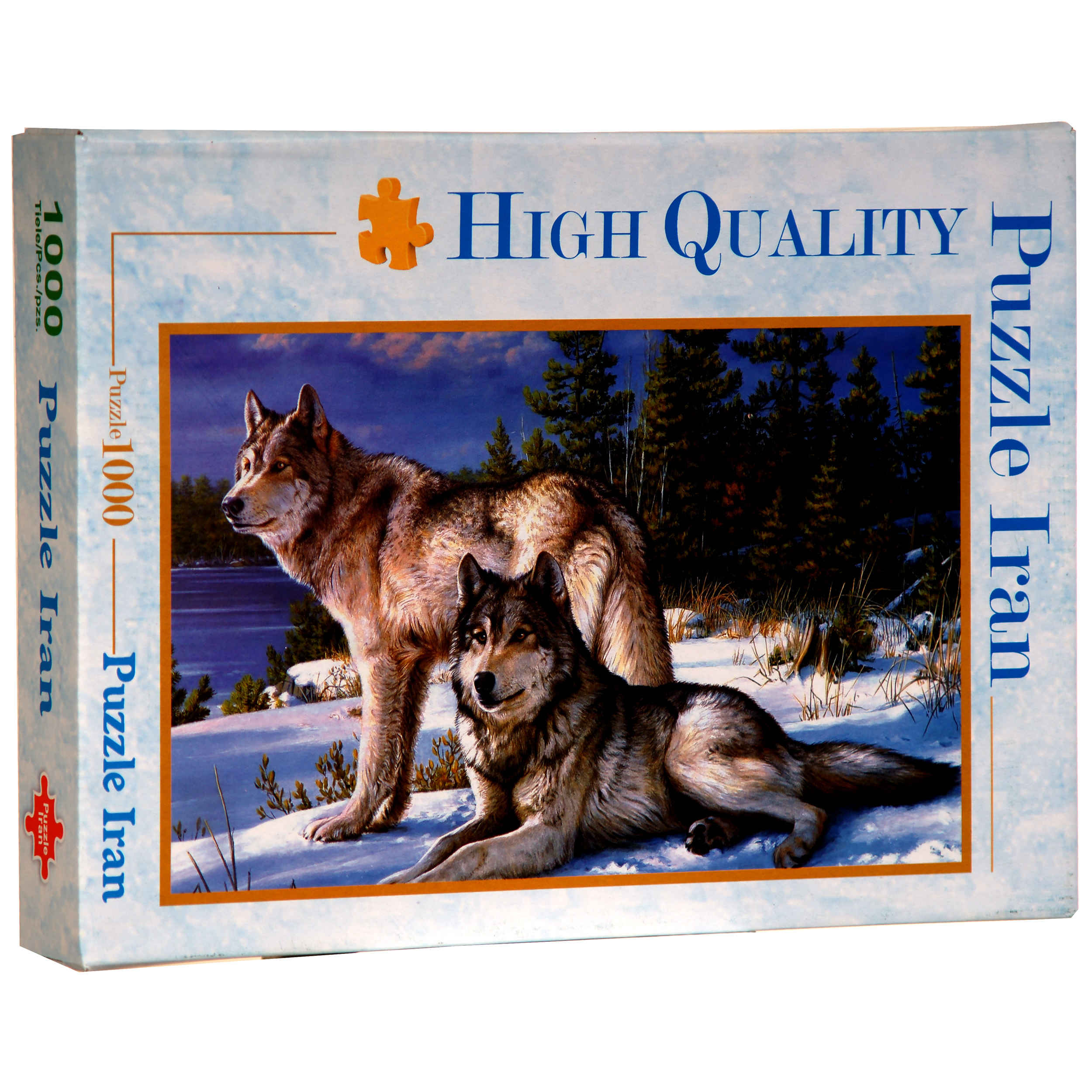 1000-Teiliges Puzzle: Wölfe – Majestätische Wildtiere