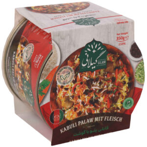 Kabuli Pulao mit Fleisch – Konservennahrung, 350g (Packung mit 5)