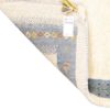 Original persischer Gabbeh-Wollteppich handgewebt in Fars gelb floral