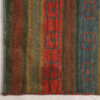 Original persischer Gabbeh-Wollteppich handgewebt in Fars gelb floral