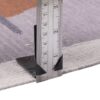 Persischer Woll Kelim Teppich traditionell handgewebt mit gestreift gelb