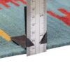 Persischer Woll Kelim Teppich handgewebt mit geometrischem braunem Design