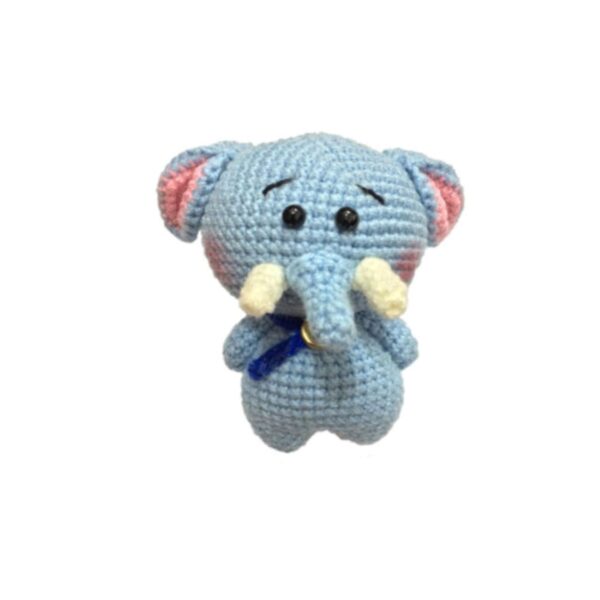 Amigurumi Elefant Kuscheltier – Handgemachtes Gehäkeltes Plüschtier | Verspielt und Weich