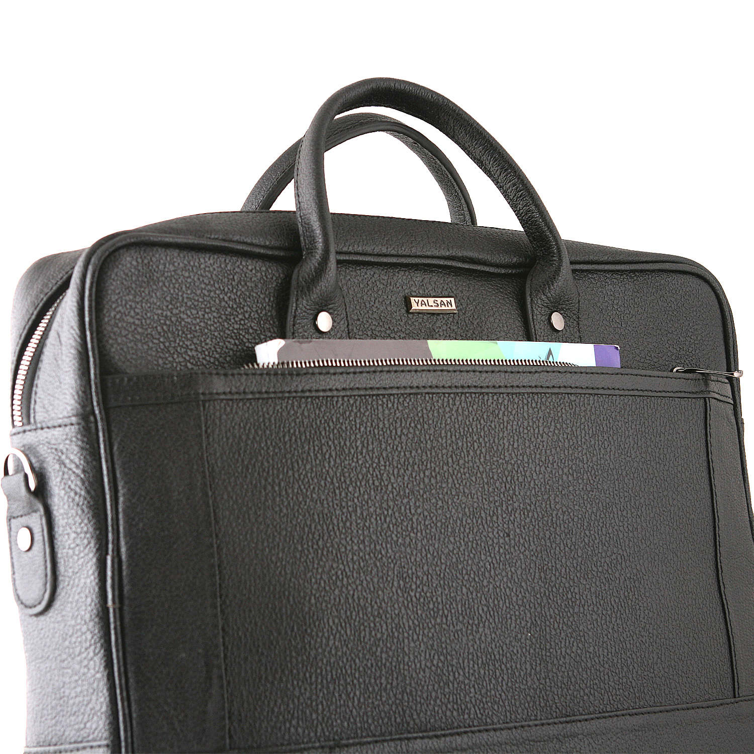 Persische Leder Laptop Aktentasche – Neko Modell