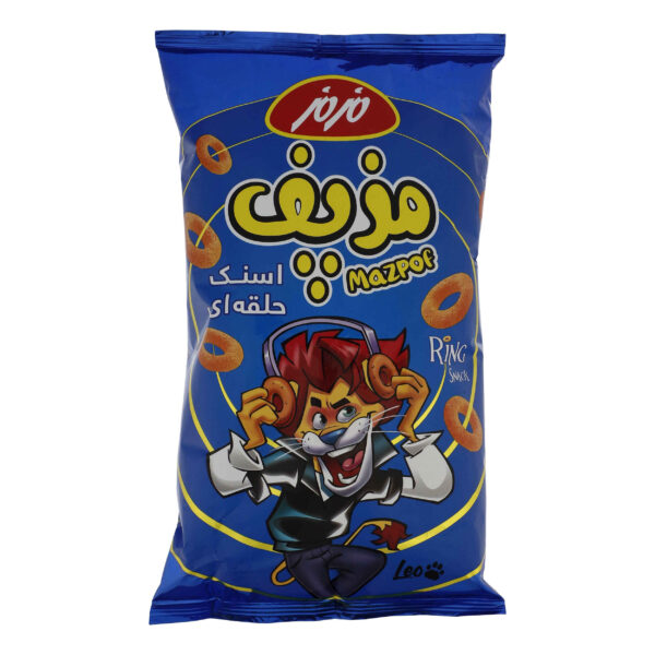 Maz Maz Hoops Iranisch Pofak - Käse Puff Snack, 85 gr (15x)