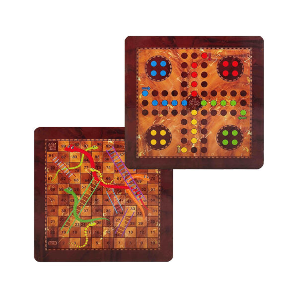 Mensch ärgere Dich nicht (Ludo) – Klassisches doppelseitiges Familienspiel