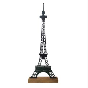 Metall-Minimalistische Figuren-Skulptur Eiffelturm
